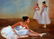 JOSEPH PALAZZOLO THREE BALLERINAS OIL PAINTING - 2