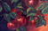 FRAMED OIL ON CANVAS CLOSE UP OF APPLES ON A TREE - 2