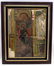 OIL ON CANVAS FRAMED RUSSIAN ICON SAINT & FIGURE