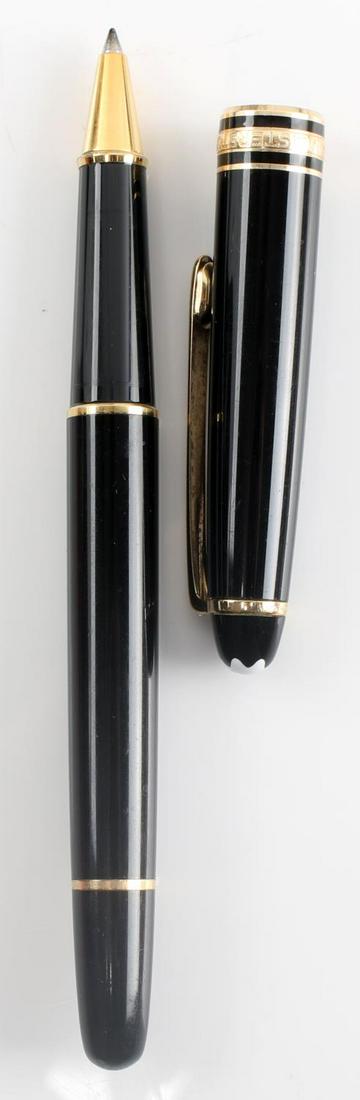 MONTBLANC MEISTERSTRUCK BALLPOINT PEN: Pen measures 5.5 inches. Very light wear. Cartridge needs to be replaced.