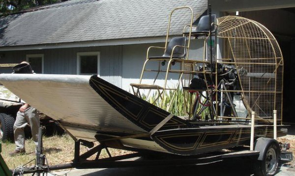 AIR BOAT LYCOMING ENGINE 2 SEATER W/ TRAILER - 3