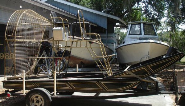 AIR BOAT LYCOMING ENGINE 2 SEATER W/ TRAILER - 9
