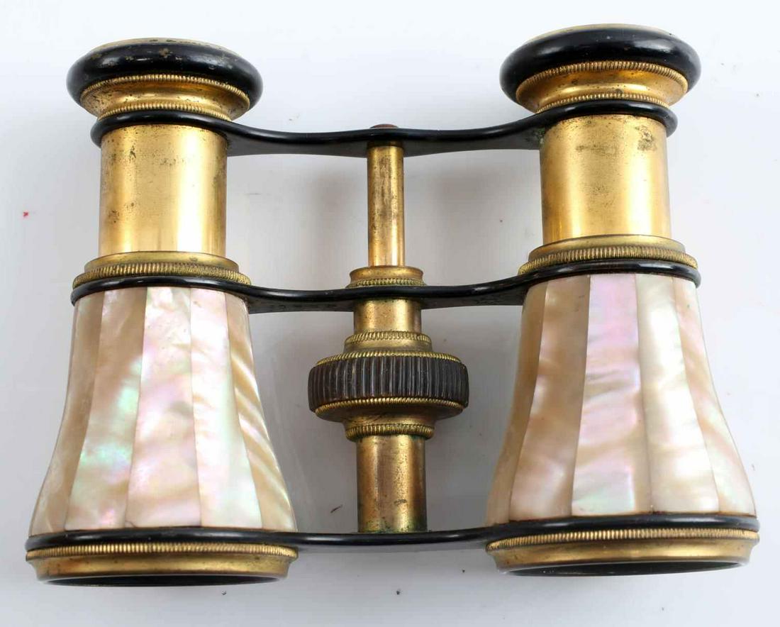 vintage mother of pearl opera glasses