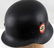 GERMAN WWII ALLGEMEINE SS M-35 DOUBLE DECAL HELMET - 3