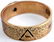 ETCHED MASONIC 14KT GOLD RING WITH DIAMOND .11 TCW - 2