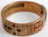 ETCHED MASONIC 14KT GOLD RING WITH DIAMOND .11 TCW - 3