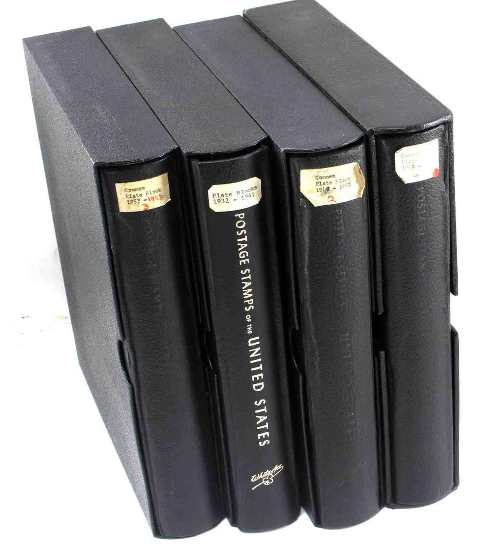US BLOCK PLATE POSTAGE STAMP ALBUMS 1932 1972 Mar 11, 2020