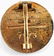 WWII GERMAN THIRD REICH NSDAP GOLD PARTY BADGE - 2
