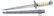 WWII GERMAN THIRD REICH LUFTWAFFE 2ND MODEL DAGGER - 2