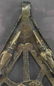 WEST AFRICAN BRONZE LARGE AMULET OR BREASTPLATE - 2