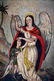 SPANISH COLONIAL FOLK ART ARCHANGEL & CHILD - 2