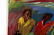 WOODIE LONG OIL ON PAPER PAINTING WOMEN W PURSES - 4