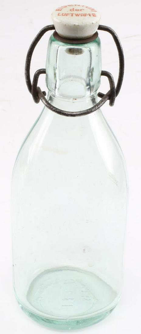 WWII GERMAN THIRD REICH LUFTWAFFE BEER BOTTLE