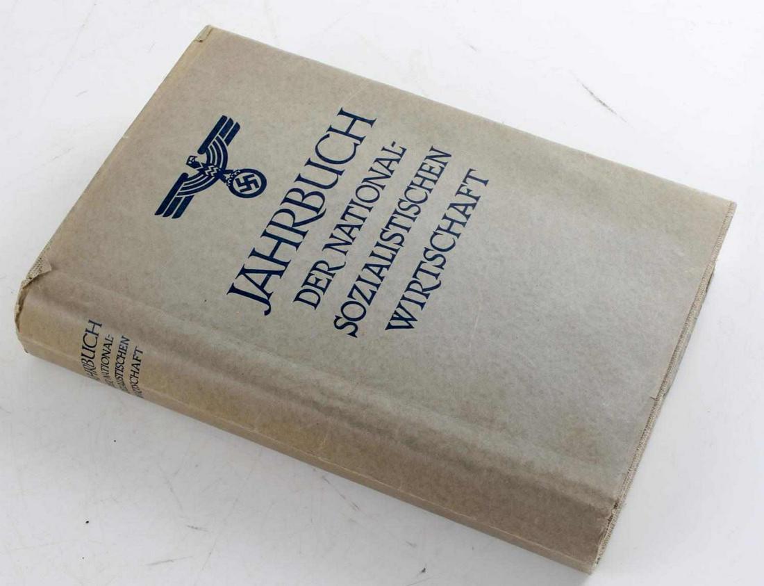 WWII GERMAN THIRD REICH 1937 NSDAP YEARBOOK: German 3rd Reich period 1937 NSDAP Official's yearbook. Original. This lot has a reserve.