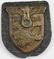 WWII GERMAN THIRD REICH KRIM SHIELD BADGE W FELT