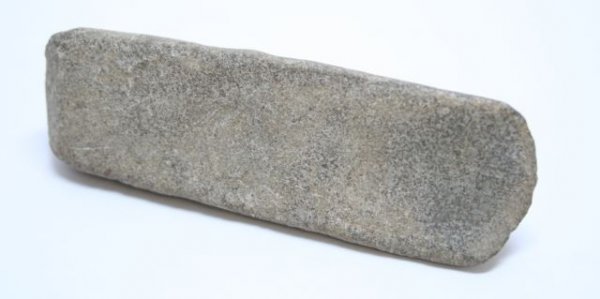 NATIVE AMERICAN STONE AXE HEAD PLUS ANOTHER - 7