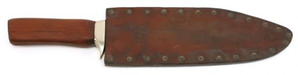 CUSTOM PUMA BOWIE CARBON STEEL W/ CHERRY HANDLE