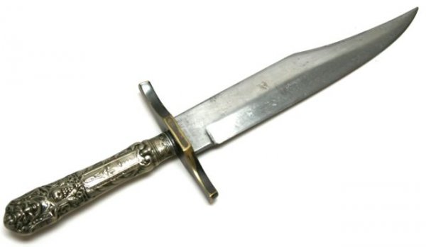 HUNTING BOWIE KNIFE G WOODHEAD