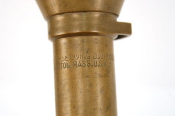 ANTIQUE BRASS CASE DIVERS KNIFE - 3