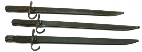 BAYONET LOT OF 3 JAPANESE WWII