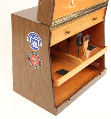 CUSTOM MADE PISTOL CARRYING BOX - 2