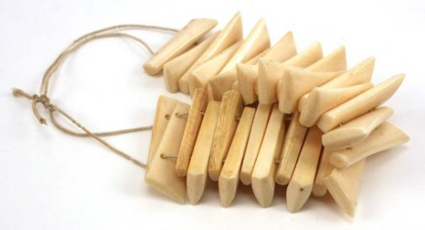 GENUINE HANDCRAFTED IVORY BEADS - 2