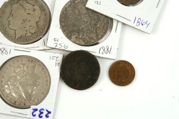 COLLECTION MORGAN DOLLARS CARSON CITY LARGE CENT - 2