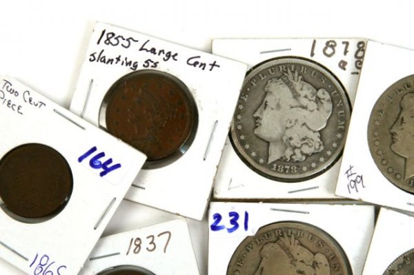 COLLECTION MORGAN DOLLARS CARSON CITY LARGE CENT - 3