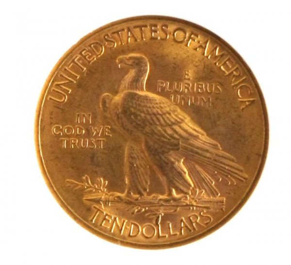 $10 INDIAN GOLD COIN 1932 NGC MS63 - 3