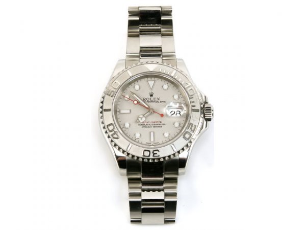 2008 MENS ROLEX STAINLESS / PLATINUM YACHT-MASTER - 2