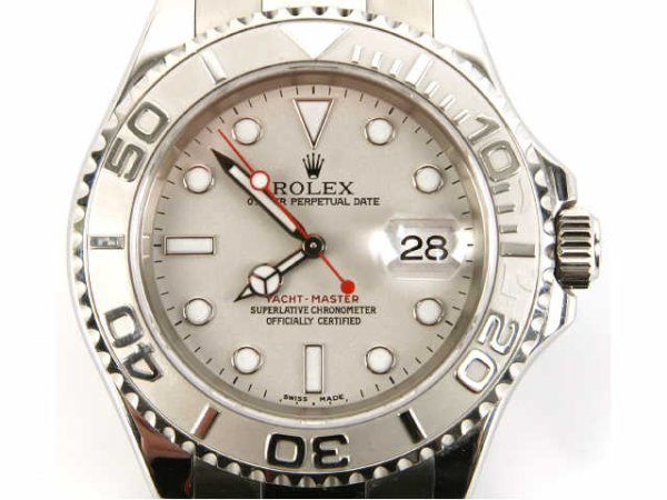 2008 MENS ROLEX STAINLESS / PLATINUM YACHT-MASTER - 3