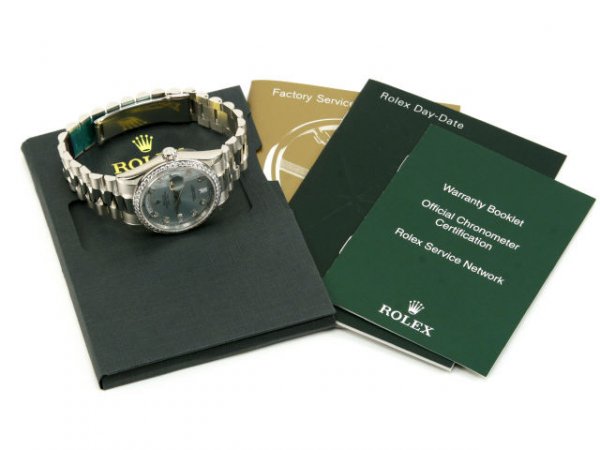 2008 MENS PLATINUM DIAMOND ROLEX PRESIDENT NEW - 5