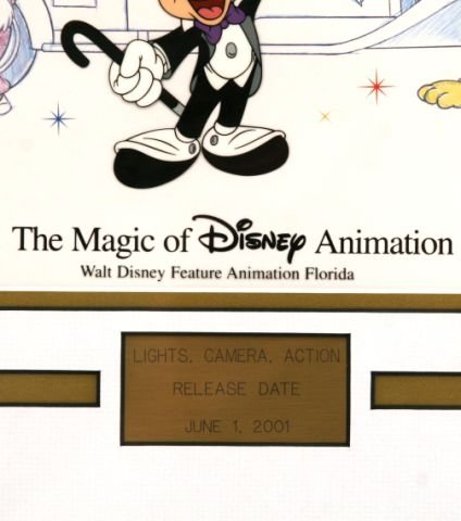 DISNEY ANIMATION SERIES CEL MICKEY TOP HAT & TAILS - 2