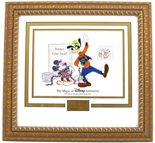 DISNEY ANIMATION SERIES CEL GOOFY AT FILM VAULT