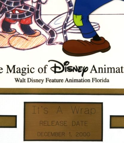 DISNEY ANIMATION SERIES CEL GOOFY AT FILM VAULT - 2