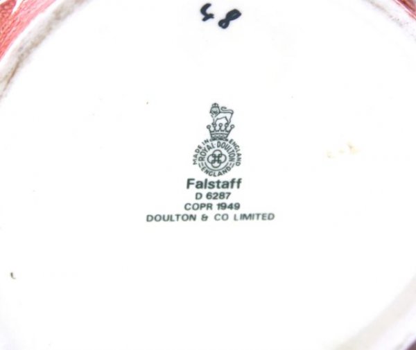 ROYAL DOULTON TOBY JUG LOT OF 9 - 6