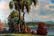 A. FERRETTI 19TH CENTURY OIL LANDSCAPE PAINTING - 2