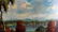 A. FERRETTI 19TH CENTURY OIL LANDSCAPE PAINTING - 3