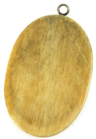 WALRUS TUSK SCRIMSHAW PENDANT - 2
