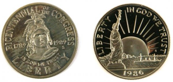 US MINT COMMEMORATIVE PROOF HALF DOLLAR LOT - 2