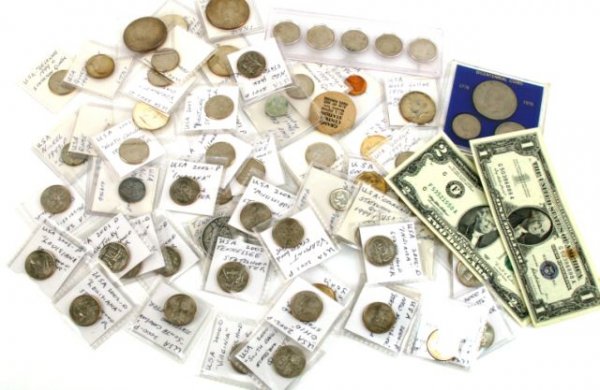 SILVER PROOF COIN LOT STATE QUARTERS CURRENCY MORE