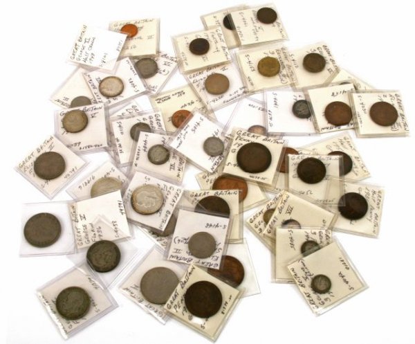GREAT BRITAIN ENGLAND COIN COLLECTION SILVER1900s