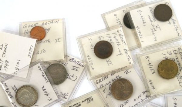 GREAT BRITAIN ENGLAND COIN COLLECTION SILVER1900s - 4