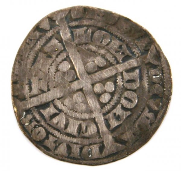 EDWARD III HAMMERED SILVER GROAT 1351 - 2