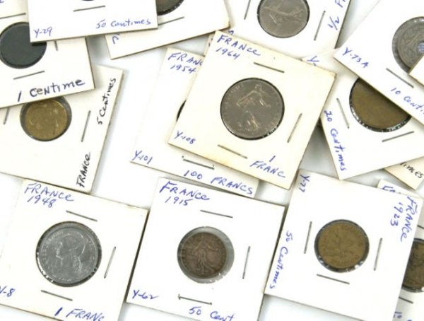 FRANCE COIN COLLECTION 1792 1965 SILVER ISSUES - 3