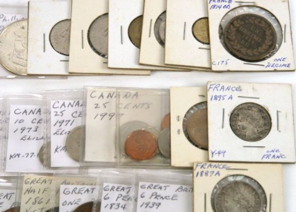 WORLD COIN COLLECTION FRANCE GERMANY ENGLAND - 3