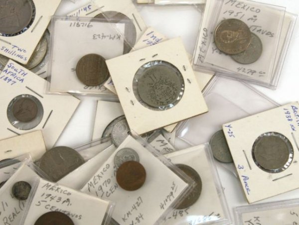 WORLD COIN LOT SILVER SOUTH AFRICA PERU MEXICO - 4