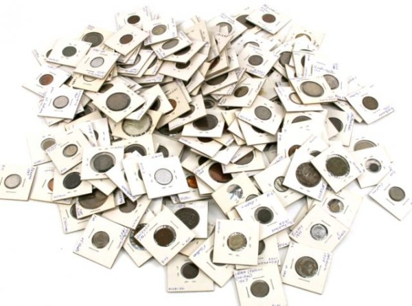 HUGE FOREIGN COIN COLLECTION WORLD SILVER 100'S