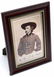 US ARMY GENERAL GEORGE A CUSTER FRAMED POSTCARD