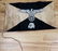 WWII THIRD REICH GERMAN SS TOTENKOPF OFFICERS FLAG